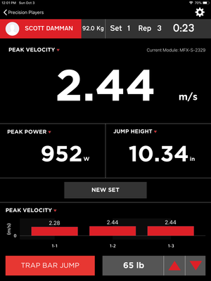 Mobile Velocity Based Training Tracking App if iOS | MoveFactorX